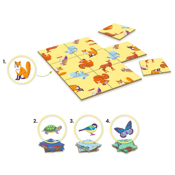 Djeco - Sologic Impossible Animal Puzzle
