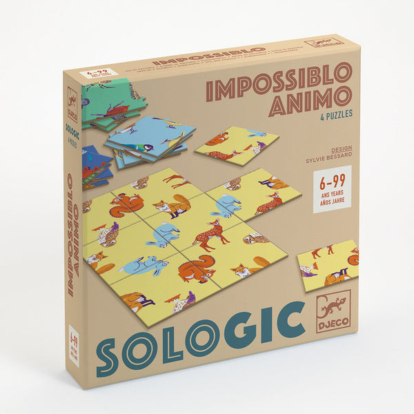 Djeco - Sologic Impossible Animal Puzzle