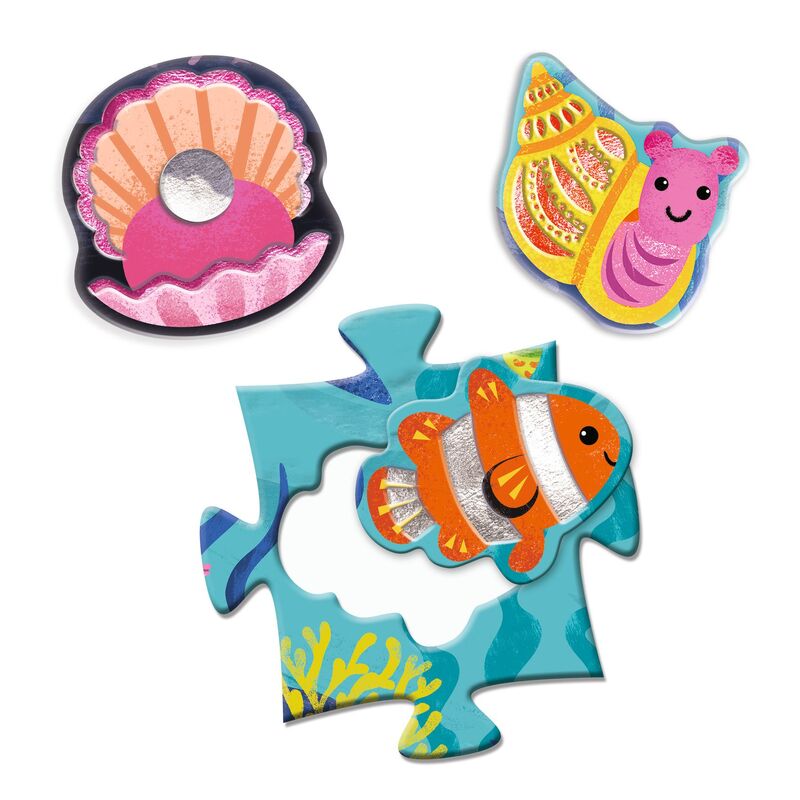 Djeco - Tactile Sea 32 Piece Giant Puzzle