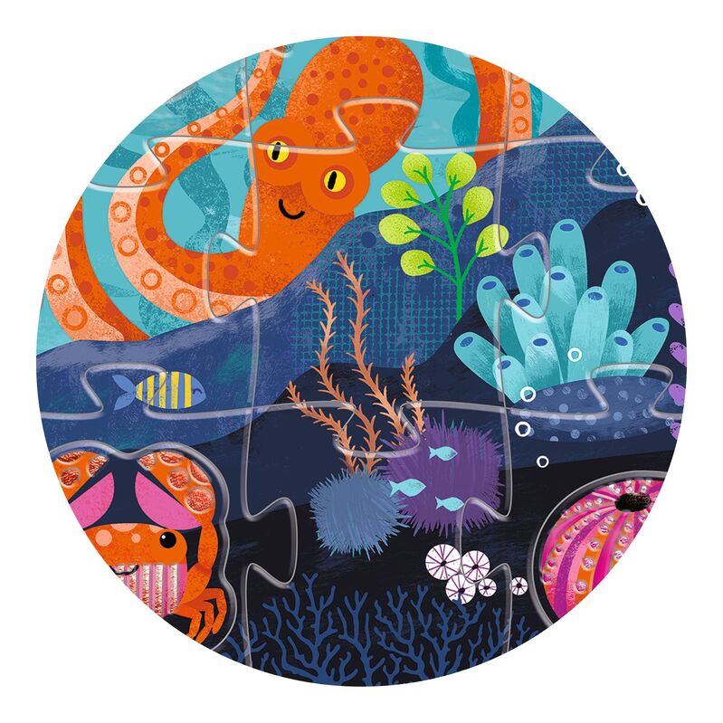 Djeco - Tactile Sea 32 Piece Giant Puzzle