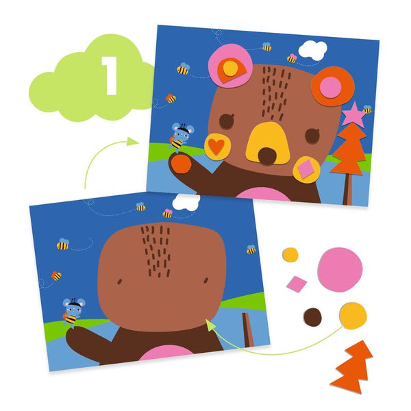 Djeco - The Mouse and His Friends Multi Craft Kit