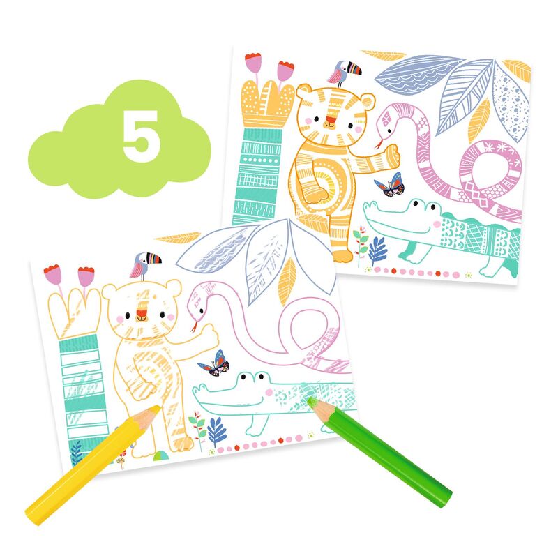 Djeco - The Mouse and His Friends Multi Craft Kit