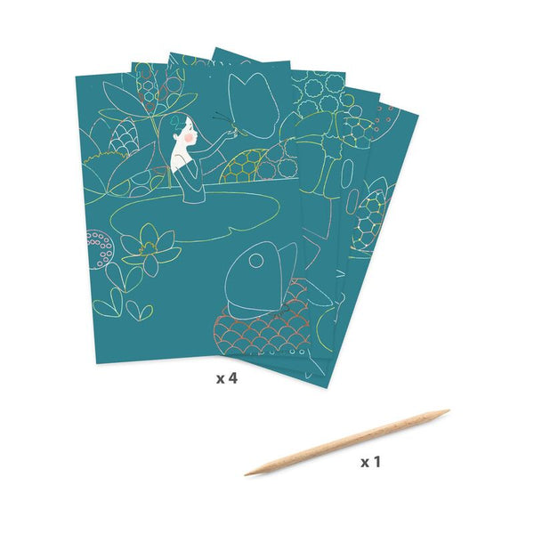 Djeco - The Pond Scratch Cards