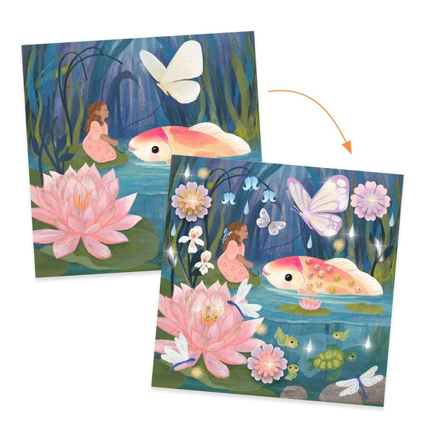 Djeco - Thumbelina Fairy Tale to Decorate Set