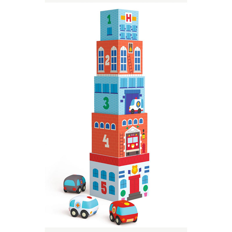 Djeco- Topanicar Blocks Stacking Game