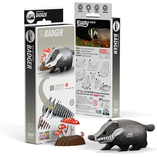 Eugy 3D Puzzle Badger