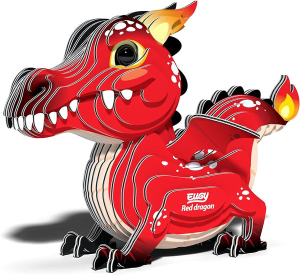 Eugy 3D Puzzle Red Dragon
