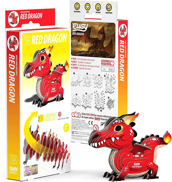 Eugy 3D Puzzle Red Dragon