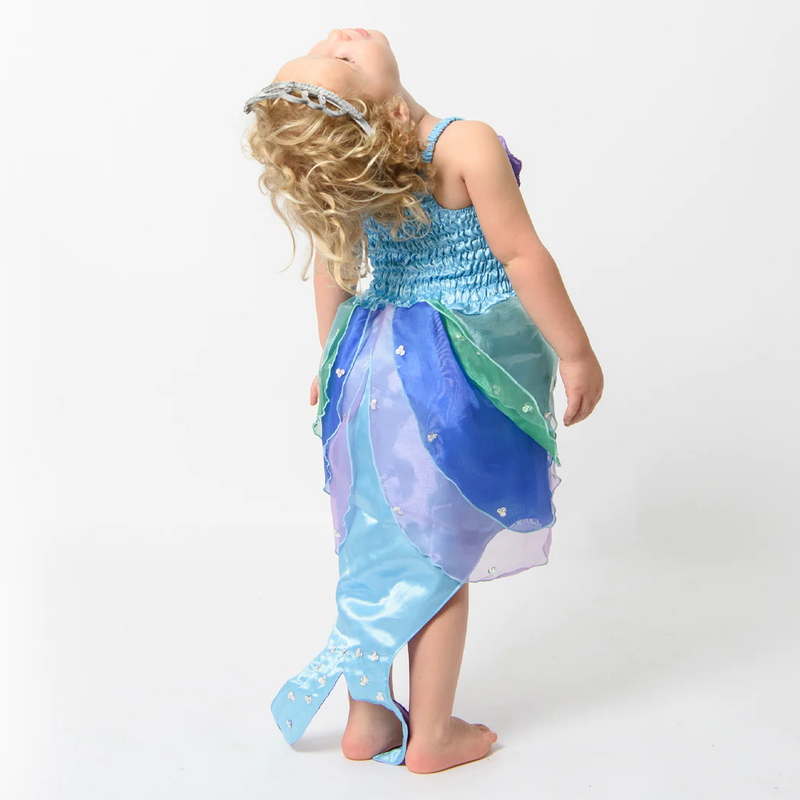 Fairy Girls - Aqua Mermaid Dress Lavender