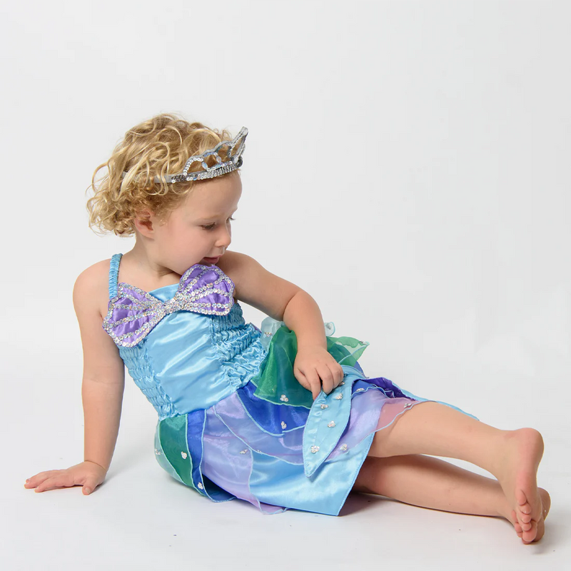 Fairy Girls - Aqua Mermaid Dress Lavender