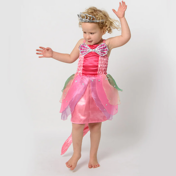 Fairy Girls - Aqua Mermaid Dress Pink