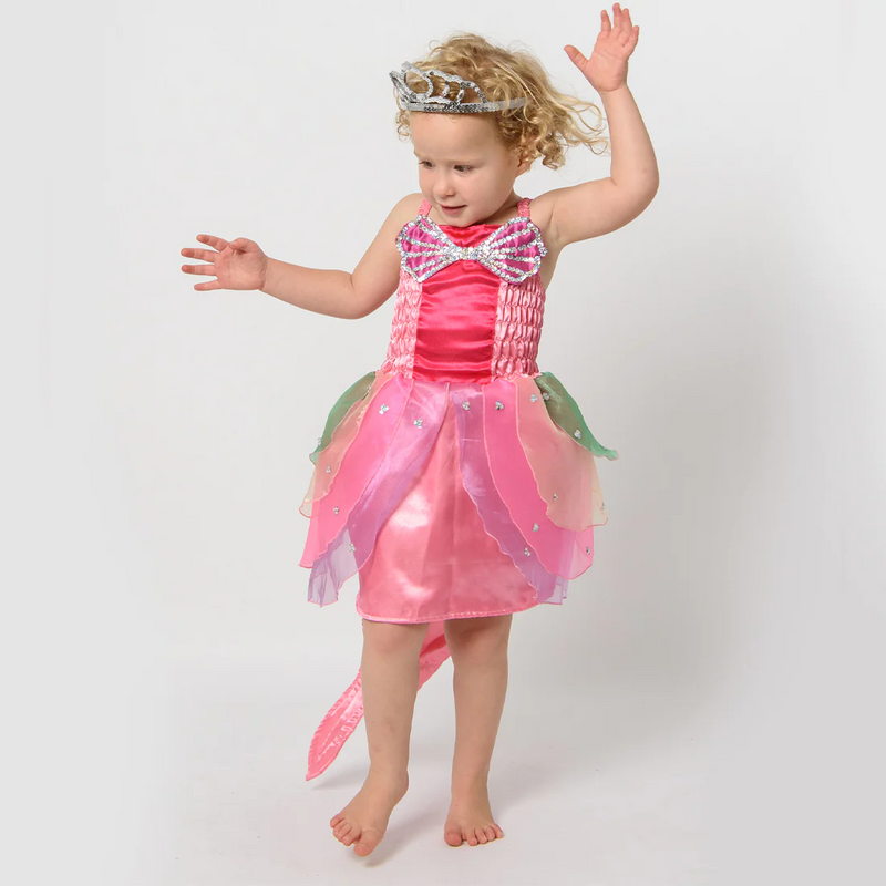 girls mermaid dress Fairy Girls Mermaid Dress Costume in Pink – Childplay Melbourne