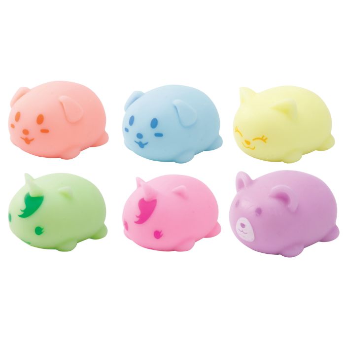 Glow In The Dark Squishy Pets Assorted