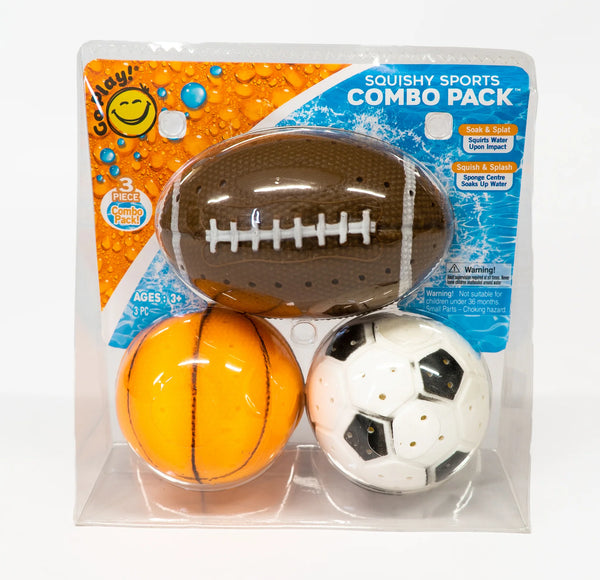 Go Play! - Squishy Sports Combo Pack