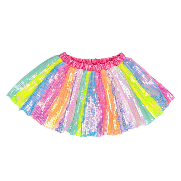 Great Pretenders - Stripy Sequins Skirt Size 4 - 6