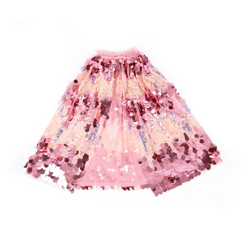 Great Pretenders - 5th Avenue Pink Pailette Cape Size 4 - 6