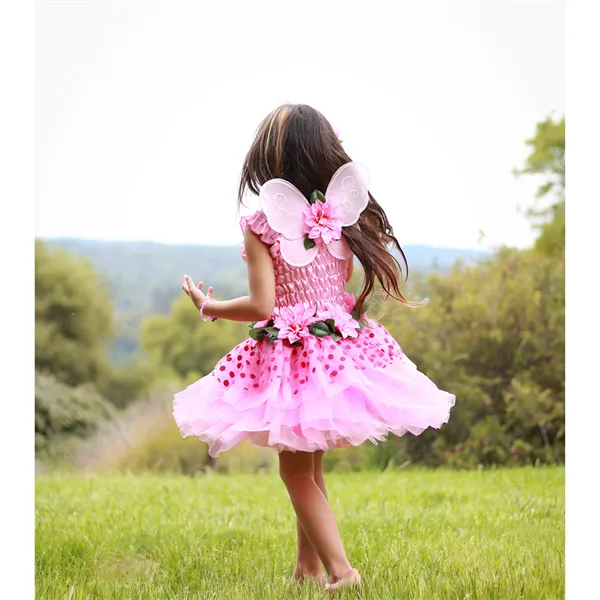 Great Pretenders - Pink Fairy Blooms Dress with Headband and Wings