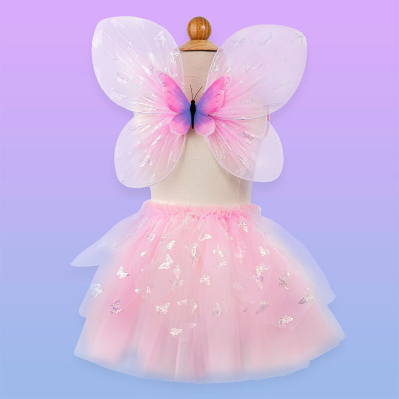Great Pretenders - Flutter Butterfly Skirt & Wings 4-6