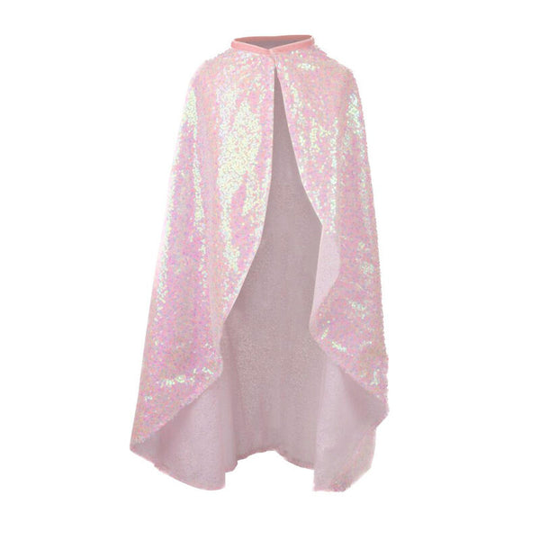 Great Pretenders - Pink Sequin Twirl Cape Size 4 - 6