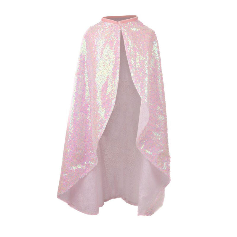 Great Pretenders - Pink Sequin Twirl Cape Size 4 - 6