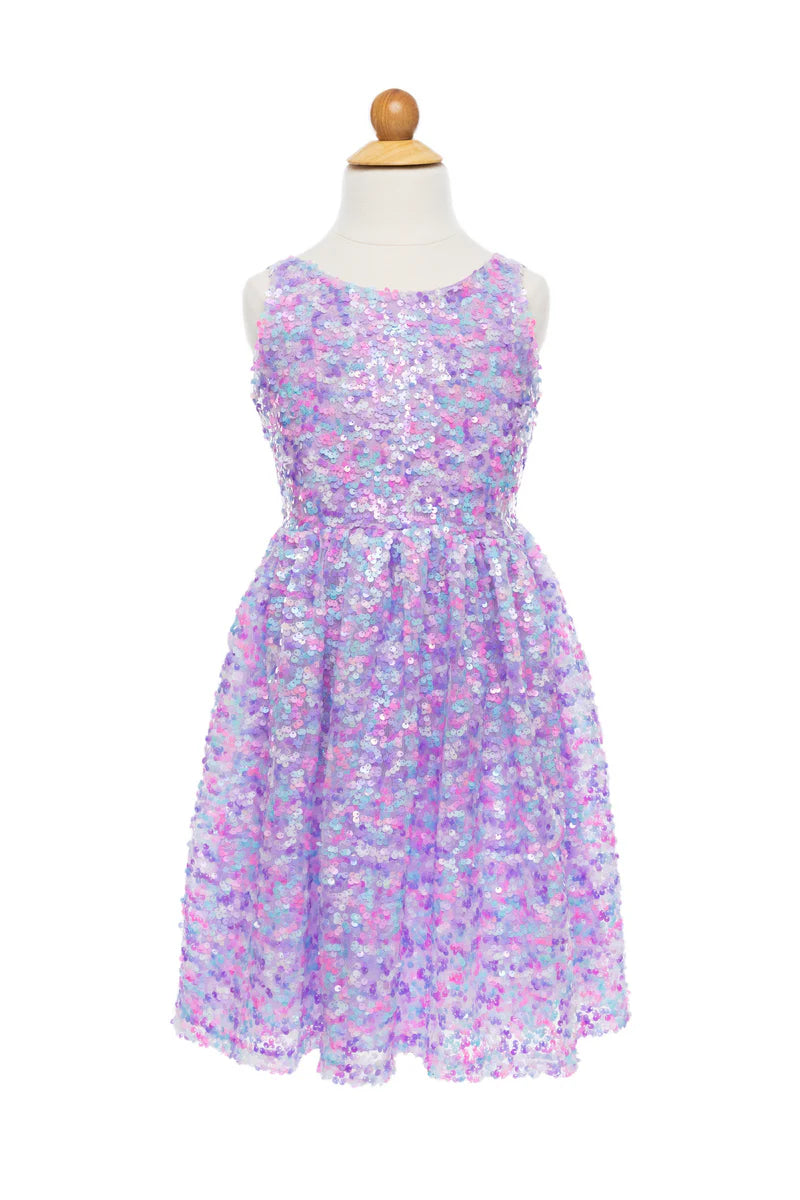 Great Pretenders- Purple Party Sequins Dress 5-6