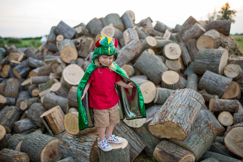 Great Pretenders - Reversible Dragon/Knight Cape 5-6 Years