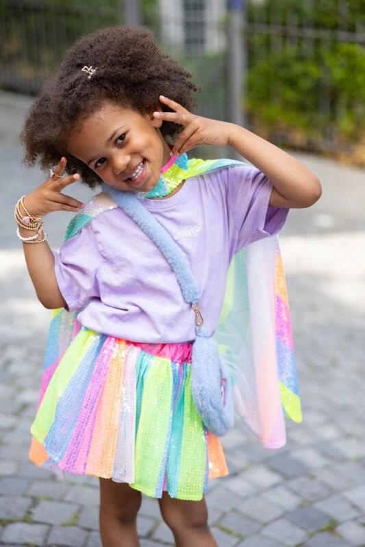 Great Pretenders - Stripy Sequins Cape Size 4 - 6