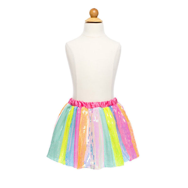 Great Pretenders - Stripy Sequins Skirt Size 4 - 6