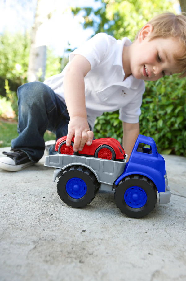 Green Toys - Flatbed Truck & Race Car