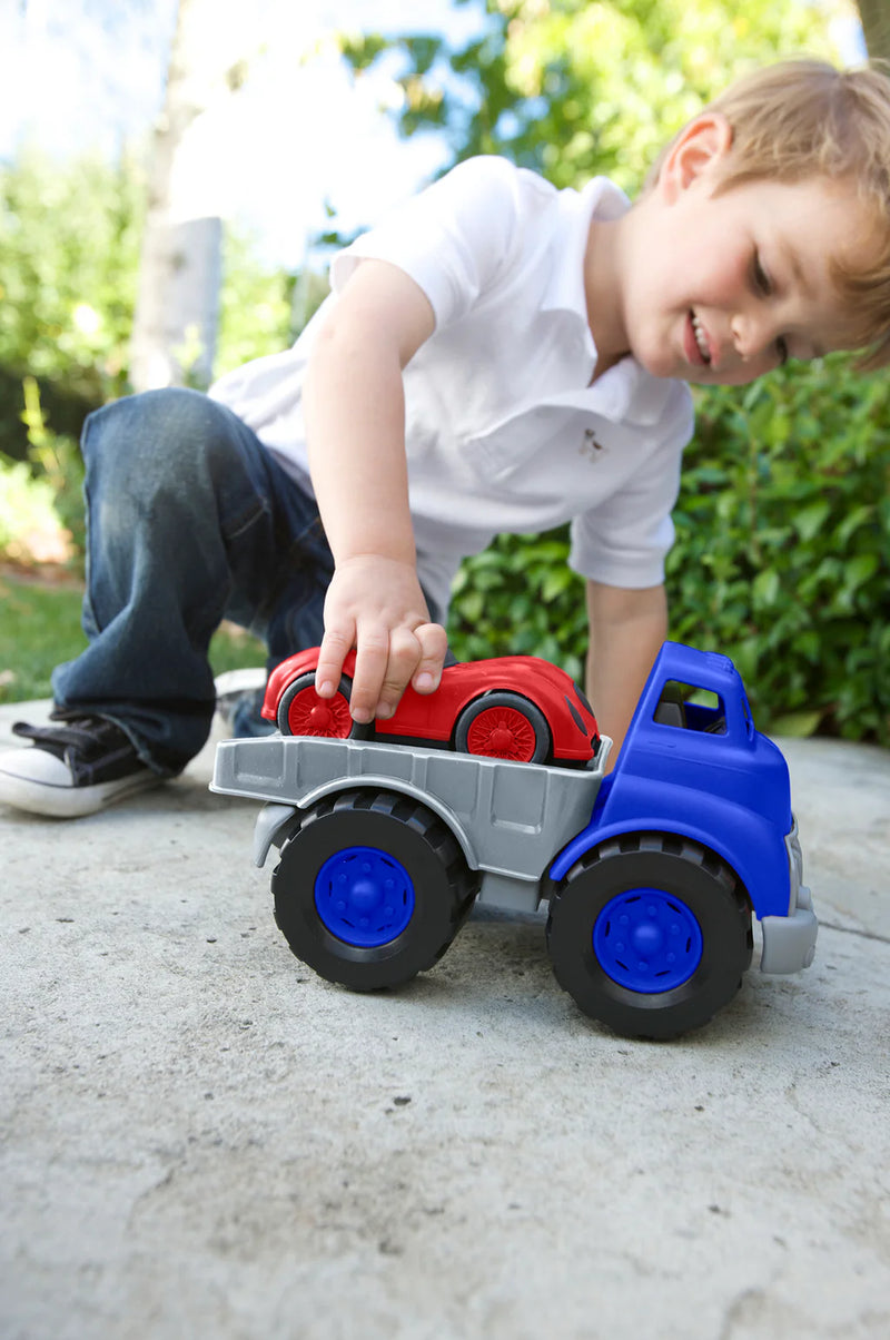 Green Toys - Flatbed Truck & Race Car
