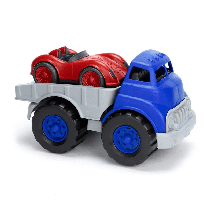 Green Toys - Flatbed Truck & Race Car