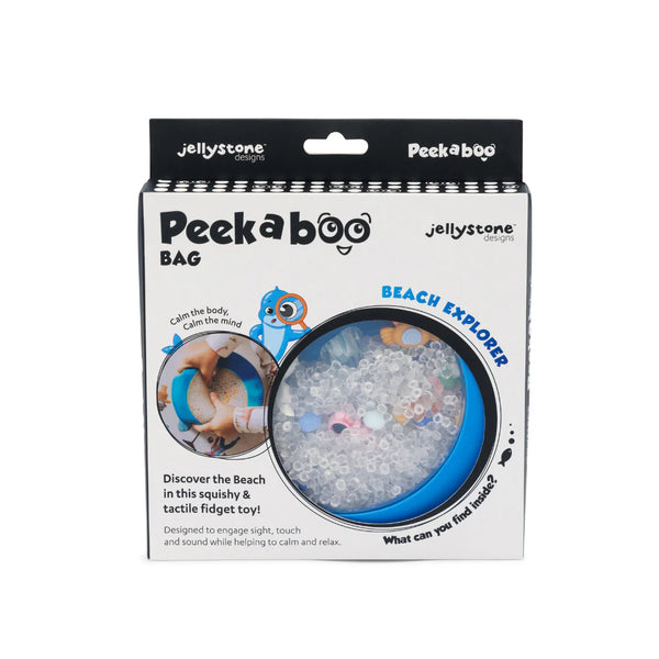 Jellystone - Peekaboo Sensory Bag, Beach Explorer