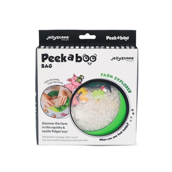 Jellystone - Peekaboo Sensory Bag, Farm Explorer