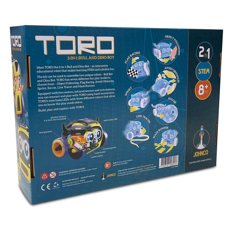 Johnco - Toro 2-in-1 Bull & Dinobot