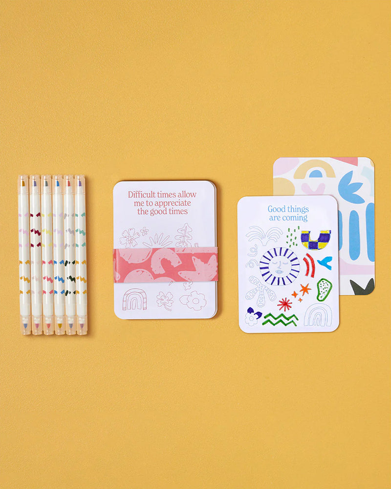 Journey of Something - Colour Your Own Affirmation Cards