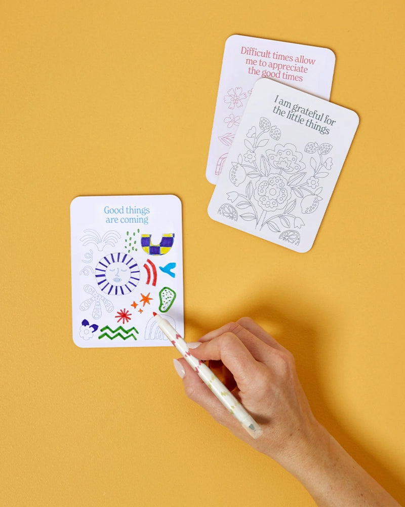 Journey of Something - Colour Your Own Affirmation Cards