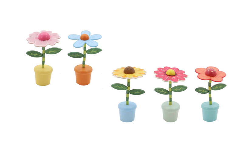 Kaper Kidz - Wooden Dancing Flower, Assorted Colours