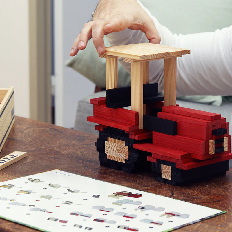 Kapla - Tractor Set 155 Pcs