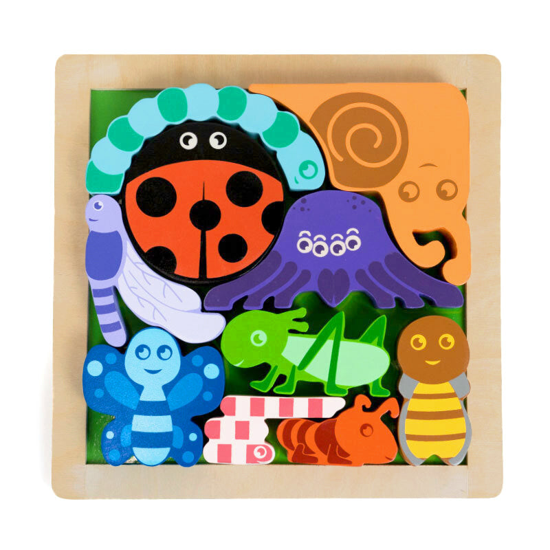 Kiddie Connect - Bugs Chunky Puzzle