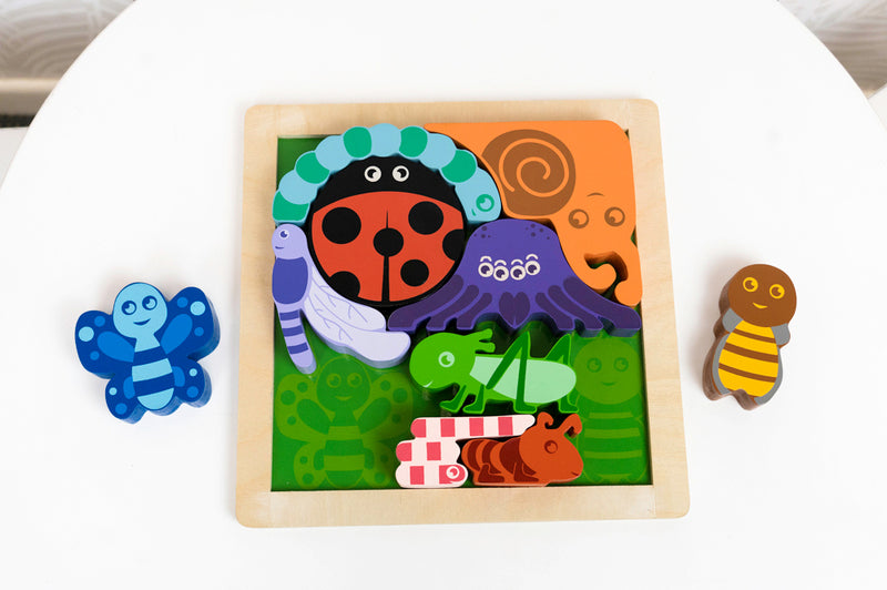 Kiddie Connect - Bugs Chunky Puzzle