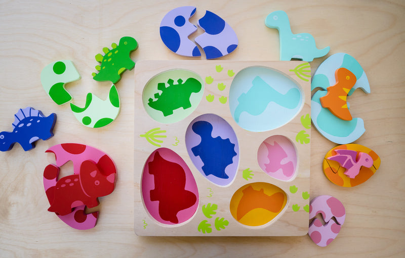 Kiddie Connect - Egg and Dino Puzzle