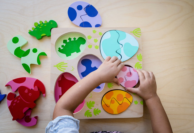 Kiddie Connect - Egg and Dino Puzzle