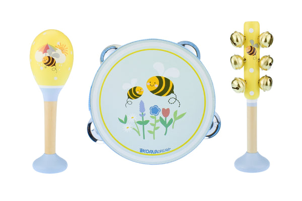 Koala Dream - Buzzy Days Bee 3-Piece Music Set