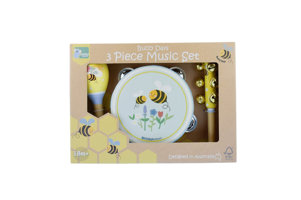 Koala Dream - Buzzy Days Bee 3-Piece Music Set