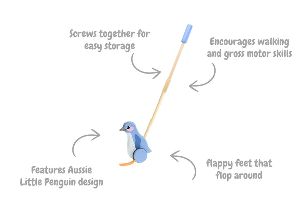 Koala Dream - Push Along Penguin