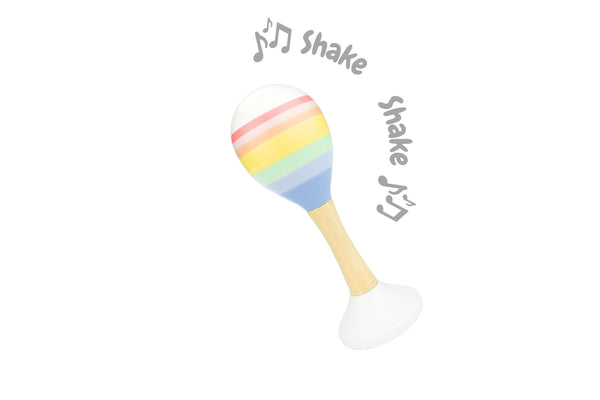 Koala Dream- Rainbow Wooden Maraca