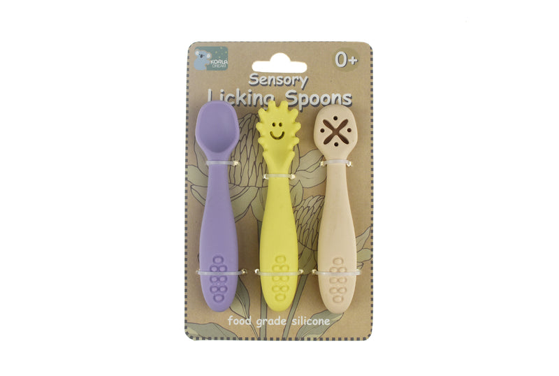 Koala Dream - Sensory Licking Spoons, Multicolour