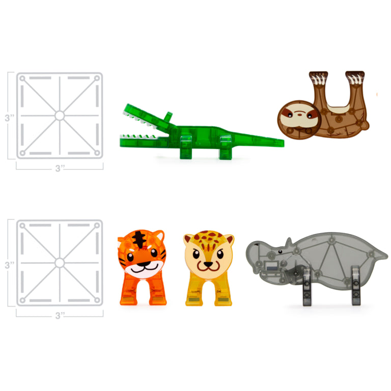 Magna-Tiles Jungle Animals 25 piece set