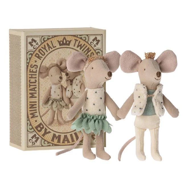 Maileg - Royal Twins in Matchbox