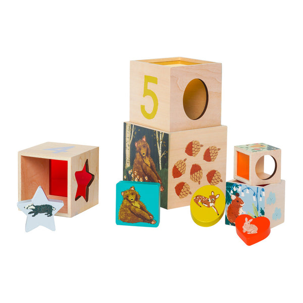 Manhattan Toy - Enchanted Forest Stacking Blocks